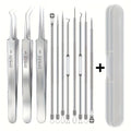 Mitesser-Entferner Set Edelstahl 8-teilig