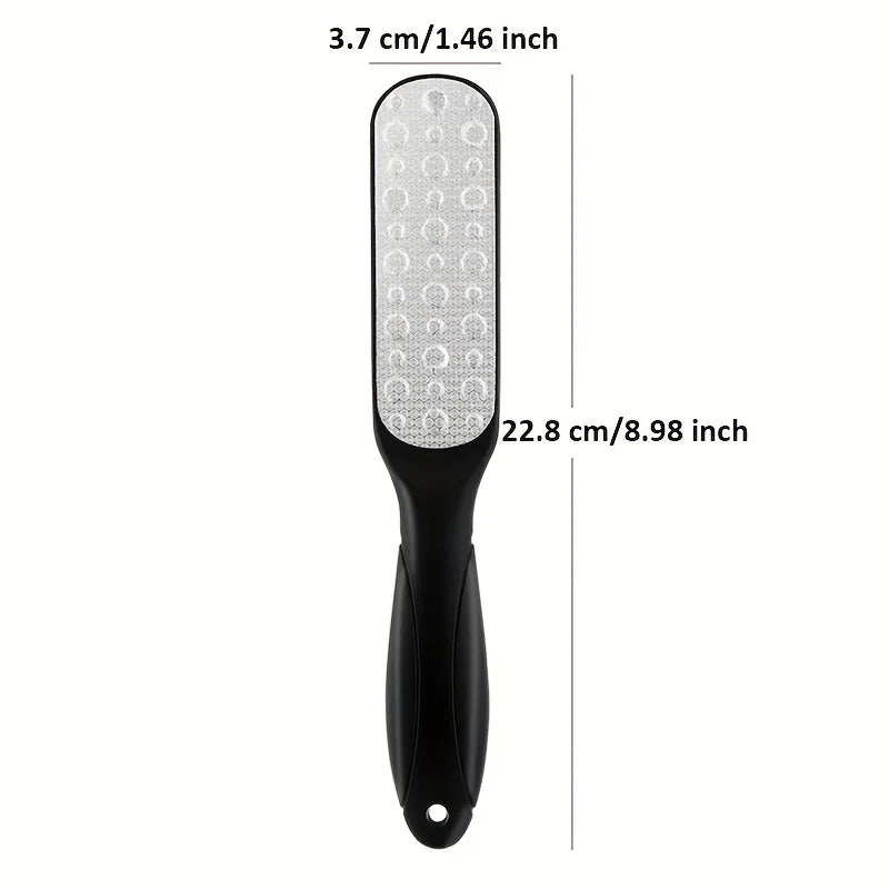 Double-sided stainless steel callus remover for foot care