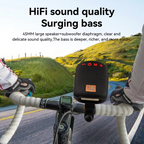 Bluetooth bike speaker with handlebar mount – Clear sound, hands-free calling