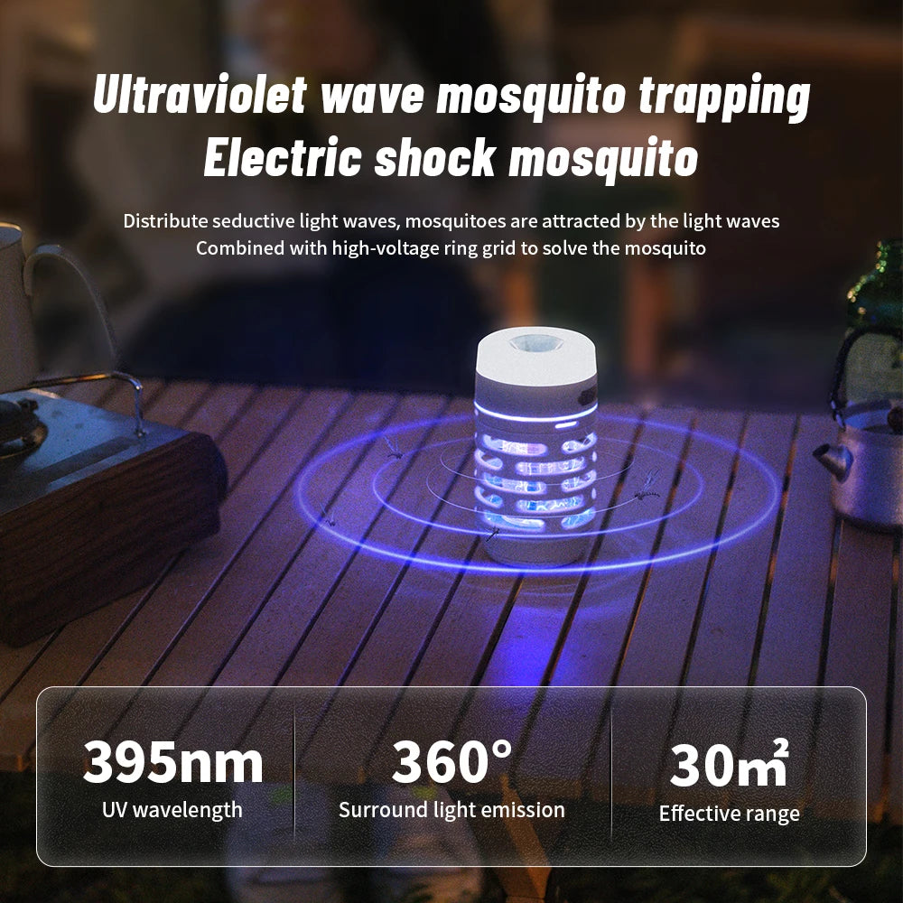 UV-Mückenfalle elektrisch – 30m² Wirkbereich, IP44 wasserdicht