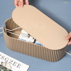 Kabelbox mit Deckel – Keine Sichtbaren Kabel oder Steckdosenleisten Mehr