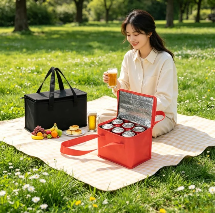 Kühltasche faltbar mit Isolierung für Picknick und Unterwegs