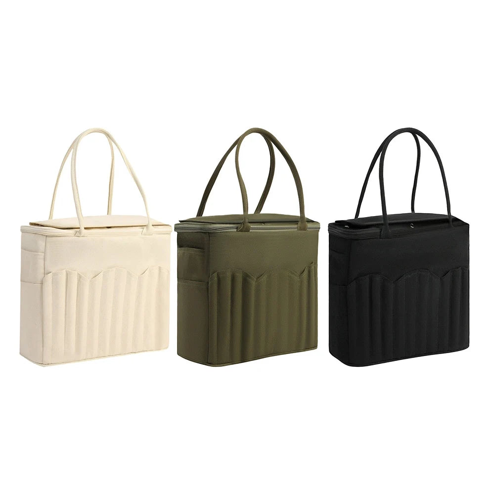 Nadel-Rolltasche Canvas für Strick- und Häkelnadeln