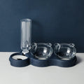 3-in-1 Pet Bowl Set with Automatic Water Dispenser