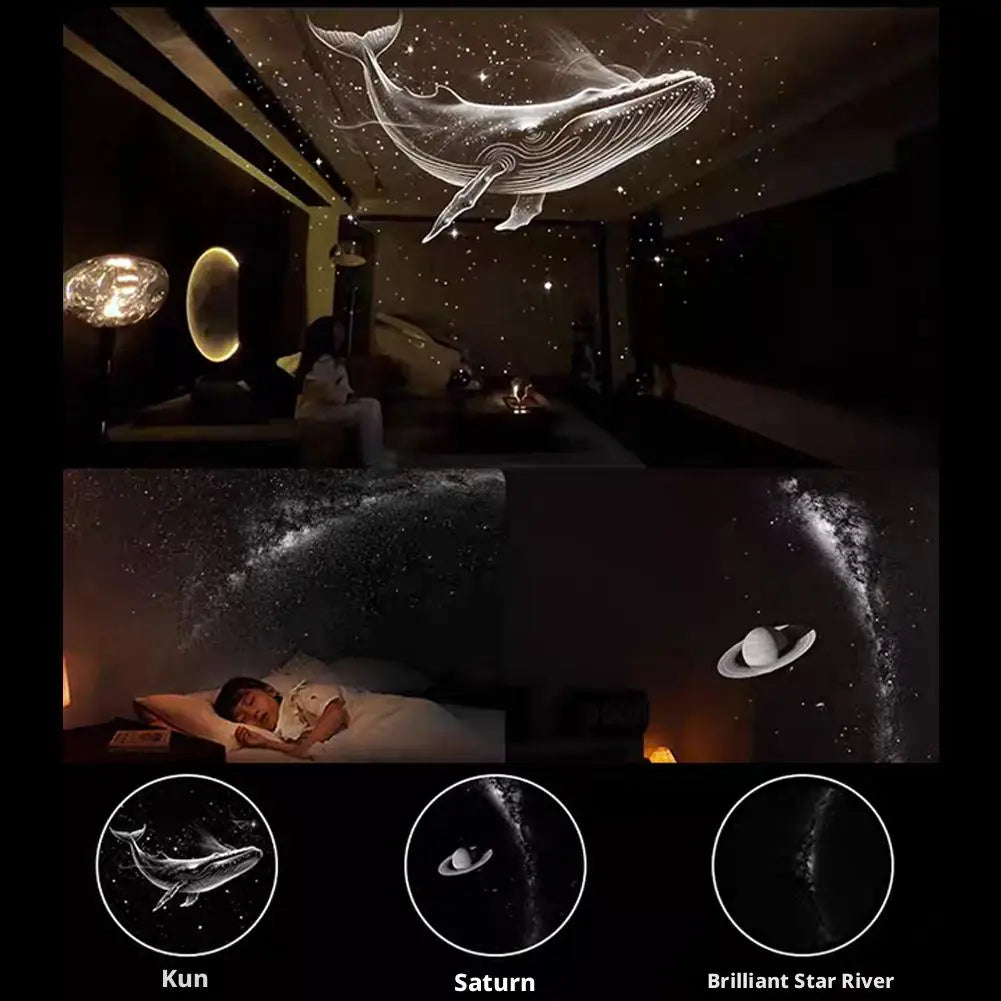 Galaxy Projektor mit Nachtlicht – 2-in-1 LED Sternenhimmel