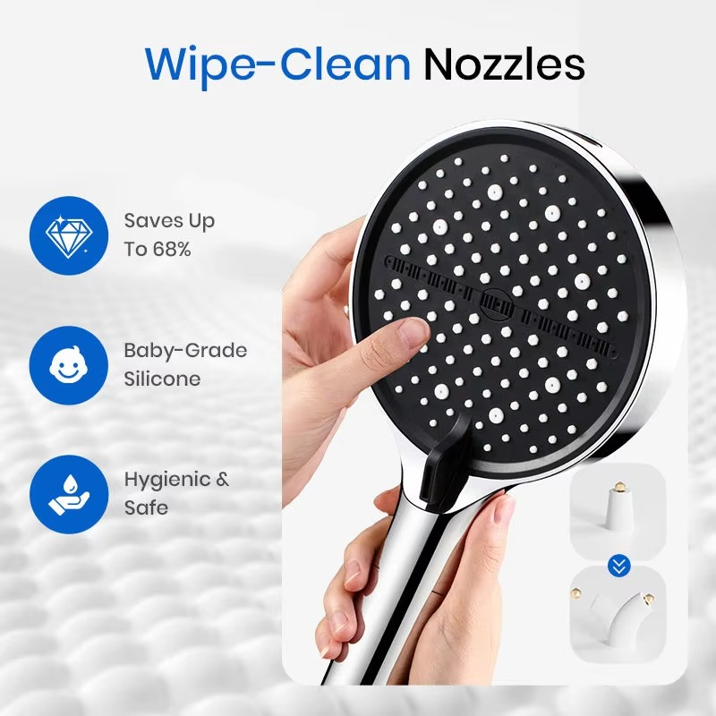 High-Pressure Hand Shower – 7 Spray Modes