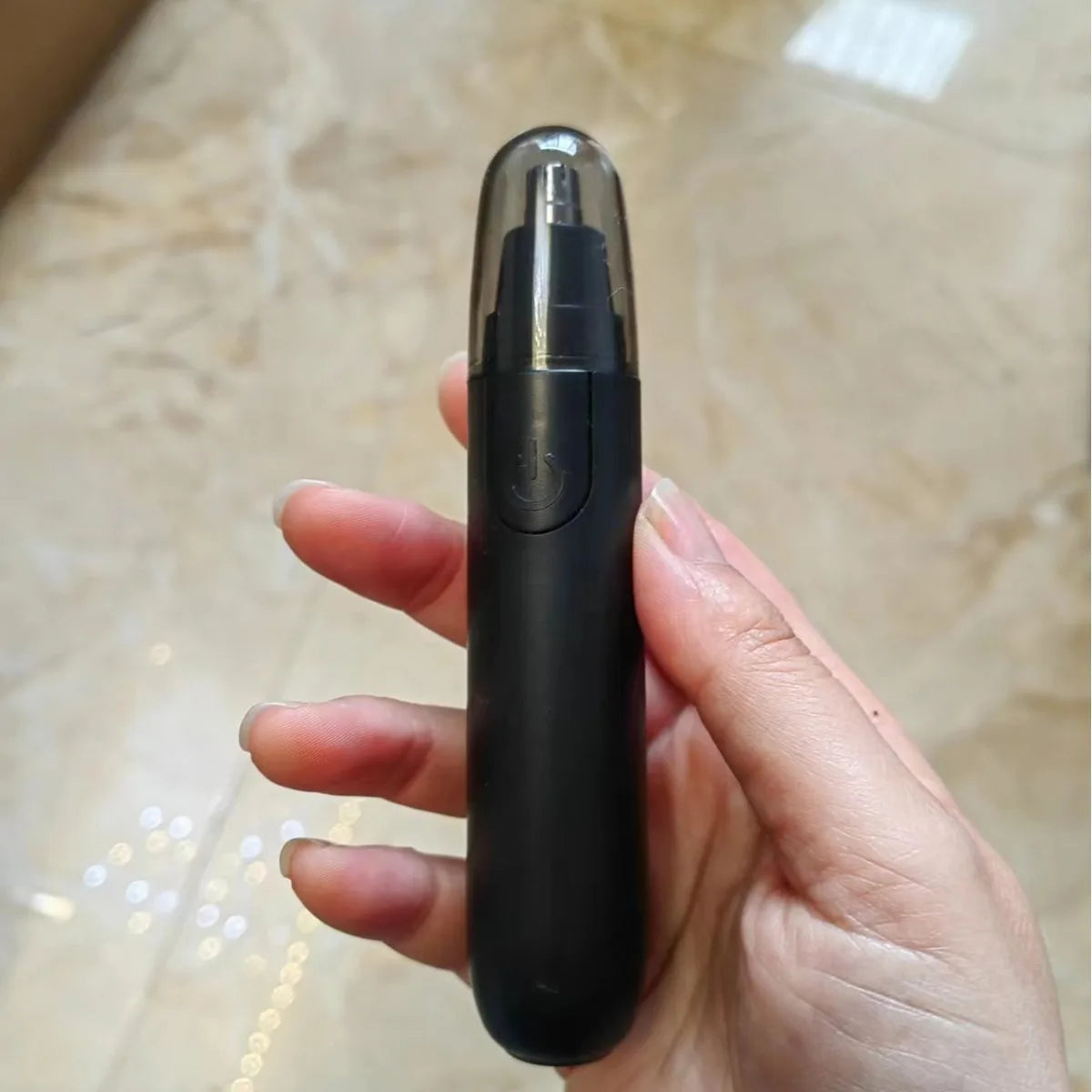 Electric Waterproof Nose Hair Trimmer with LED Light