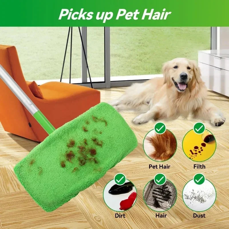 Microfiber Mop Pads – Reusable & Machine Washable (Set of 6)