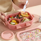 Bento-Box mit Suppenschale und Löffel – 4 Motive