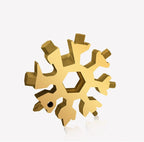 18-in-1 Multitool Edelstahl Schneeflocke-Design