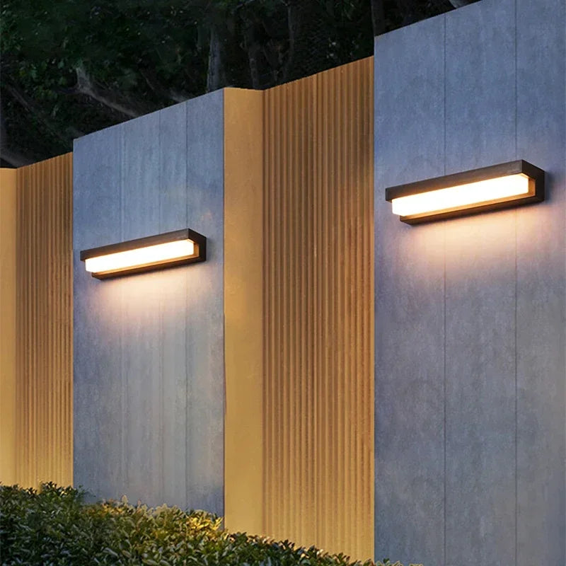 Solar-Wandleuchte LED Außen mit Warmweißlicht