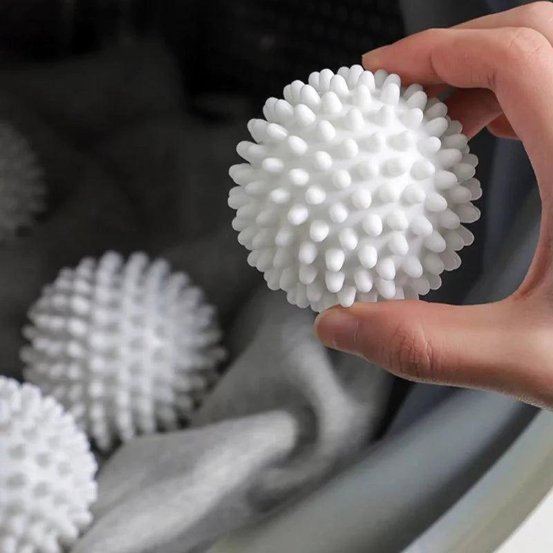Washing ball set for soft laundry without fabric softener