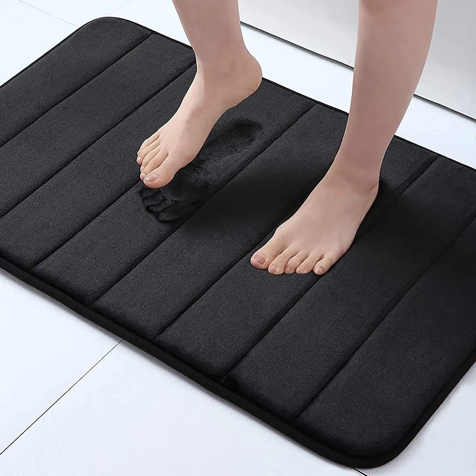Memory Foam Badematte rutschfest mit 3D-Design