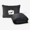 Travel Pillow and Blanket Set with Bag – Soft and Compact