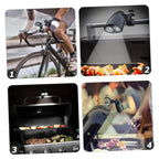 LED-Grilllampe mit 360°-Drehhalterung und Clip