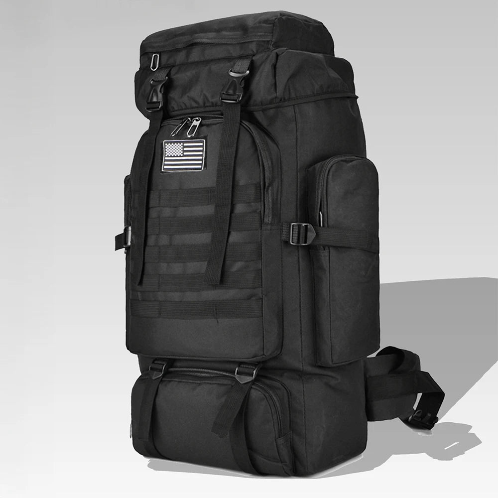 Tactical Backpack 80L–100L for Hiking and Camping