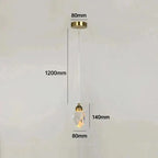 Crystal LED pendant light with faceted lampshade