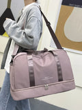 Reisetasche mit separatem Schuhfachx 24 cm Pink