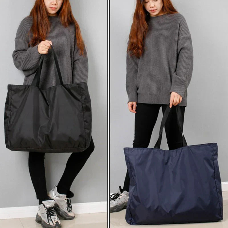Foldable Waterproof Travel Bag – 4 Sizes, Black or Blue