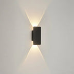 LED-Wandleuchte Aluminium – Innen & Außen, auf/ab Licht