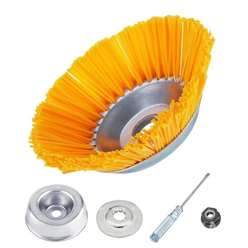 Nylon-Unkrautbürste für Rasentrimmer – 22 cm Durchmesser