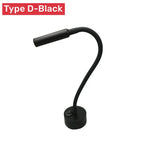 Flexible LED wall light with touch switch