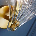 Wandleuchte Glas Muschel – Elegante Wandlampe E14