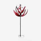 Windspiel Metall Lotus-Design