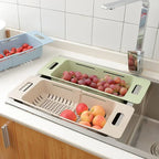 Abtropfkorb ausziehbar mit automatischem Ablauf
