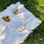Cotton Picnic Blanket cm with Fringes