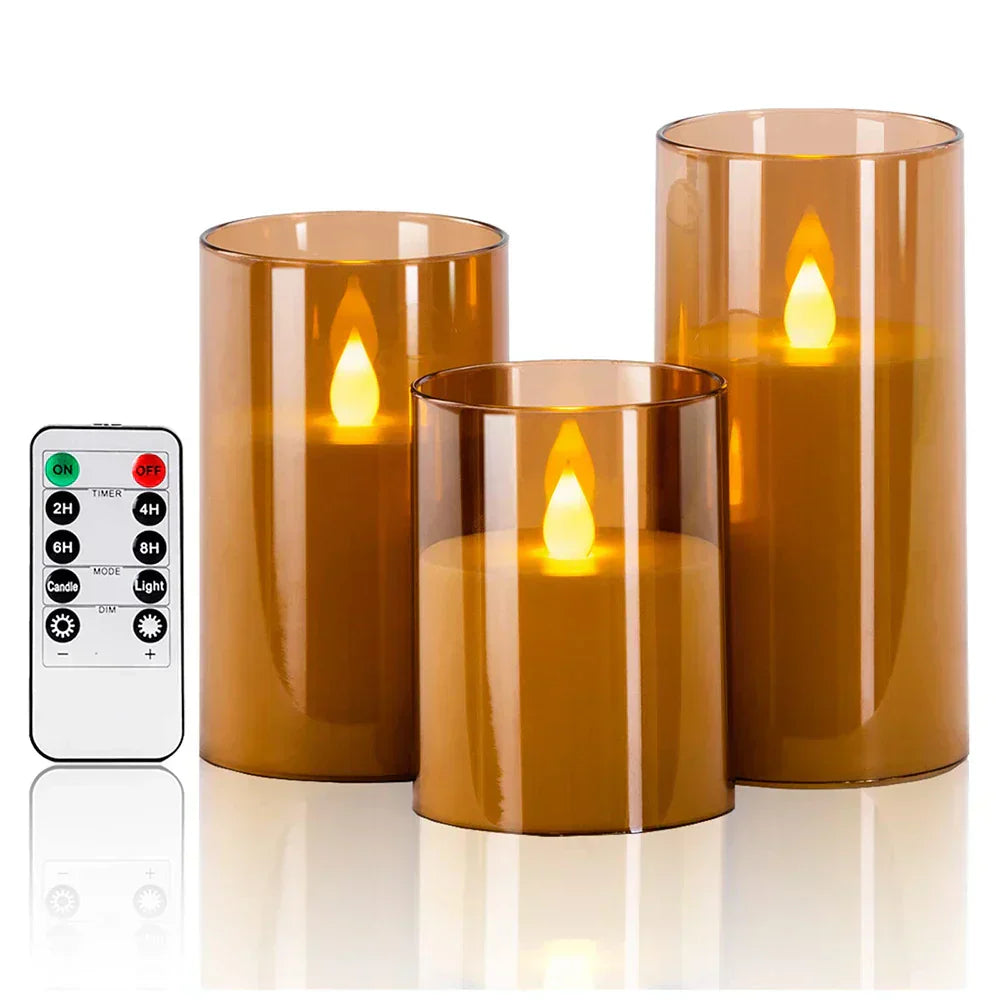LED Kerzen Set realistisch -   Mivoza Deutschland