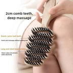 Hairbrush with Wild Boar Bristles and Ergonomic Handle
