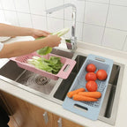 Abtropfkorb ausziehbar mit automatischem Ablauf