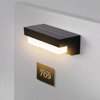 Solar-Wandleuchte LED Außen mit Warmweißlicht