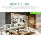 Mini-WLAN-Kamera 1080p mit Nachtsicht und Bewegungserkennung