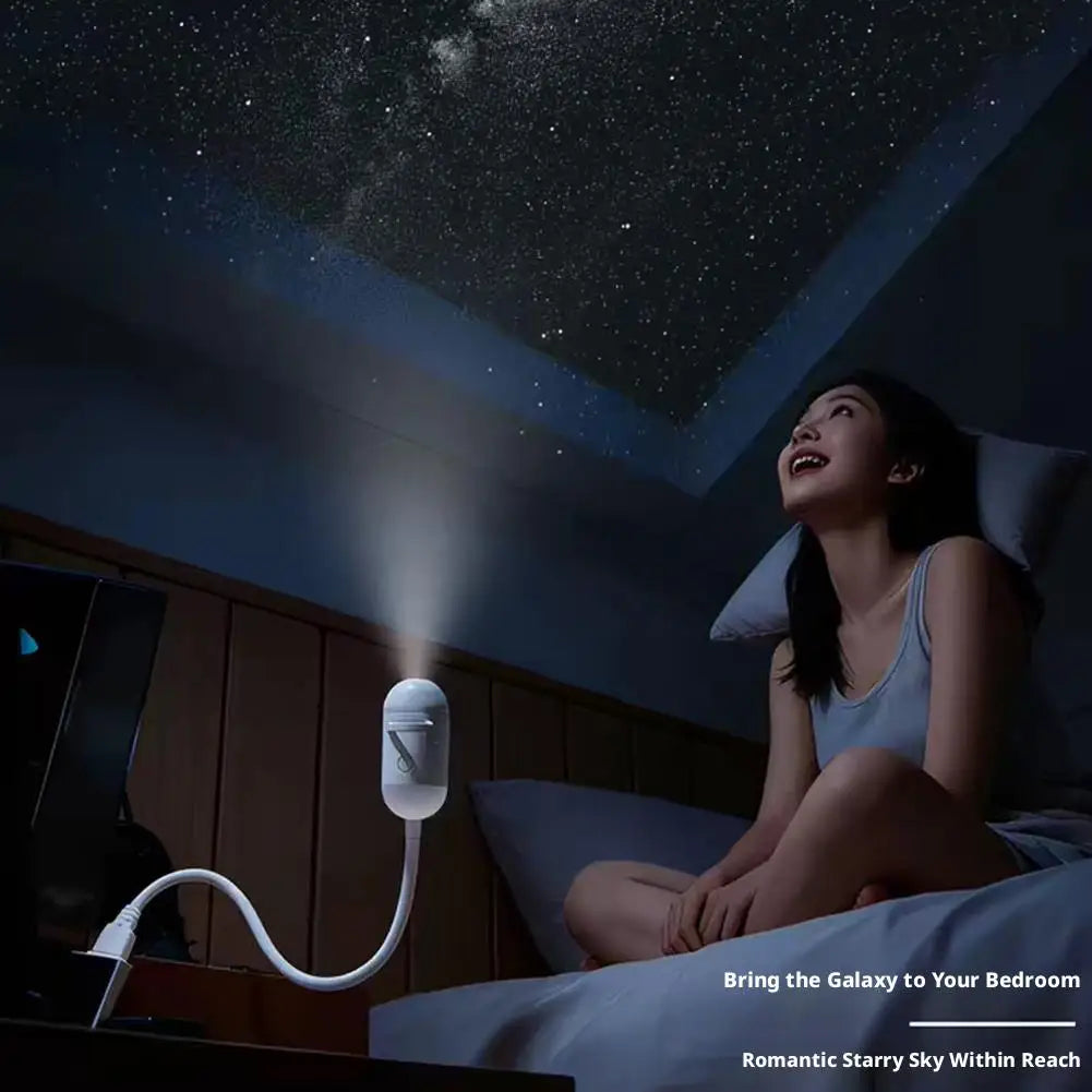 Galaxy Projektor mit Nachtlicht – 2-in-1 LED Sternenhimmel