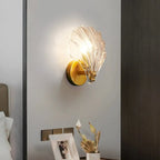 Wandleuchte Glas Muschel – Elegante Wandlampe E14
