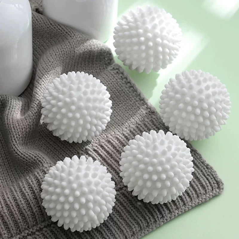 Washing ball set for soft laundry without fabric softener