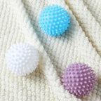 Washing ball set for soft laundry without fabric softener