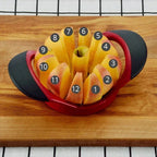 Obstschneider mit Edelstahlklingen – 8 oder 12 Schnitte
