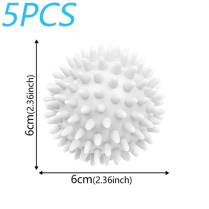 Washing ball set for soft laundry without fabric softener