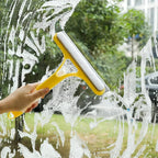 Window squeegee with spray bottle – streak-free in seconds (set of 2)