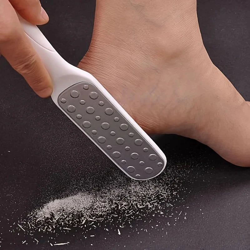 Double-sided stainless steel callus remover for foot care