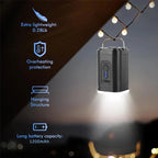Electric air pump USB-C with 5 nozzles and battery