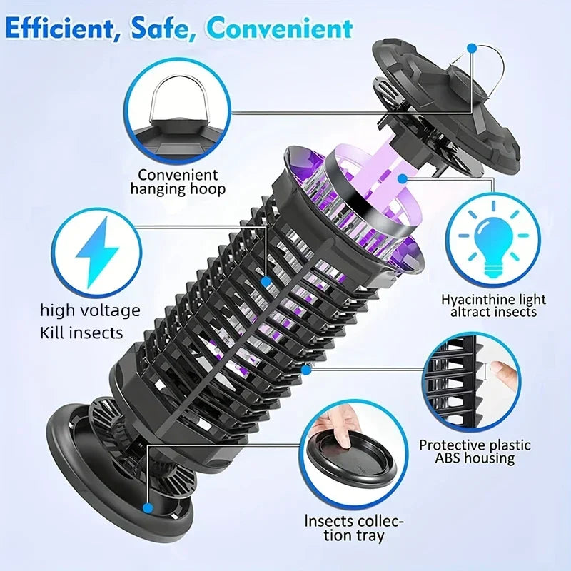 UV-Insektenfalle LED für Mücken und Fruchtfliegen – Elektrisch