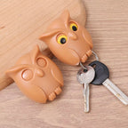 Schlüsselhalter Eule magnetisch mit Wandmontage