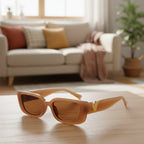 Sonnenbrille Retro Cat-Eye Design Kunststoff
