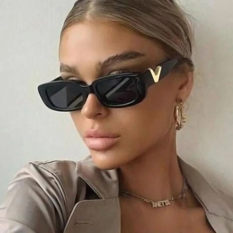 Sonnenbrille Retro Cat-Eye Design Kunststoff