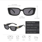 Sonnenbrille Retro Cat-Eye Design Kunststoff