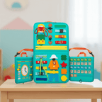 Montessori Sensory Board with 15 Activities